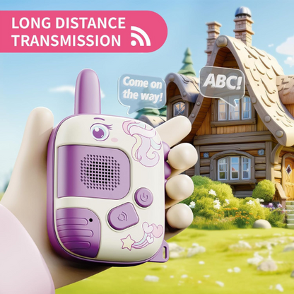 Walkie Talkies for Girls Unicorn 2 Pack Toys.