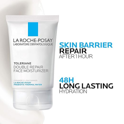 La Roche-Posay Toleriane Double Repair Face Moisturizer | 48-Hour Hydration | 2.5 fl oz