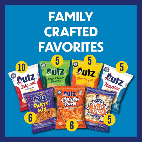 Utz Snack Variety Pack 42 Individual Snack Packs with Chips