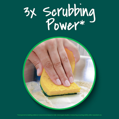 Scotch Brite Heavy Duty Scrub Sponges , 9 Pack.