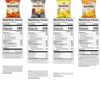 Frito-Lay Baked Snack Variety Pack – 0.875oz × 21 Bags