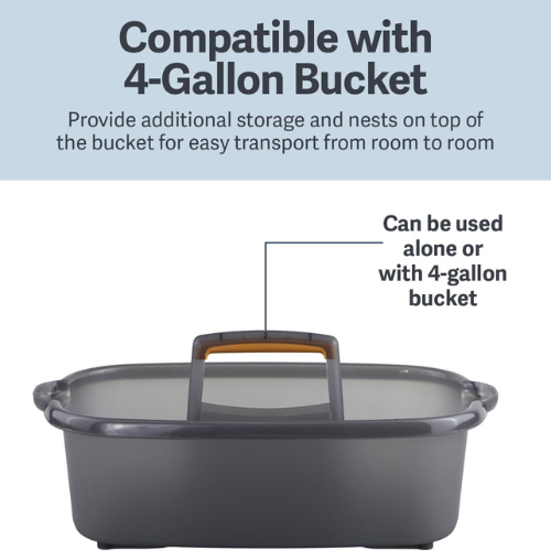 Casabella Plastic Multipurpose Cleaning Caddy with Handle.