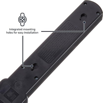 Basics Surge Protector – 6 Outlets, 2ft Cord, 2-Pack