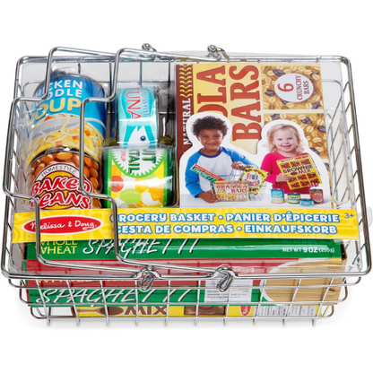Melissa & Doug Grocery Basket Pretend Play Toy