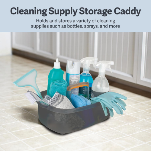 Casabella Plastic Multipurpose Cleaning Caddy with Handle.