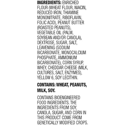 Lance ToastChee Peanut Butter Crackers – 20 Packs, 6 Sandwiches Each