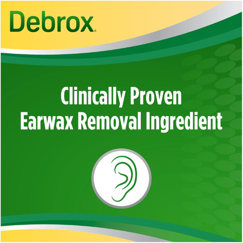 Debrox Ear Wax Removal Drops – Gentle Microfoam Formula, 0.5 fl oz