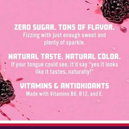 Sparkling Ice Black Raspberry Flavored Sparkling Water, 17 fl oz Bottles 12 Pack