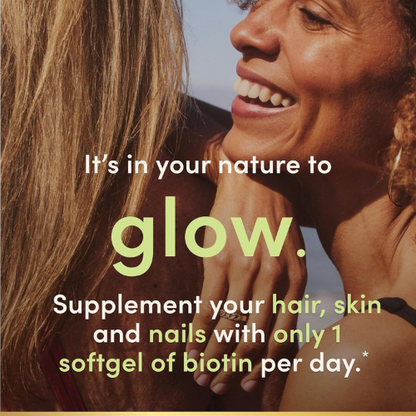 Nature’s Bounty Biotin – Hair, Skin & Nails Support, 10,000mcg, 120 Softgels
