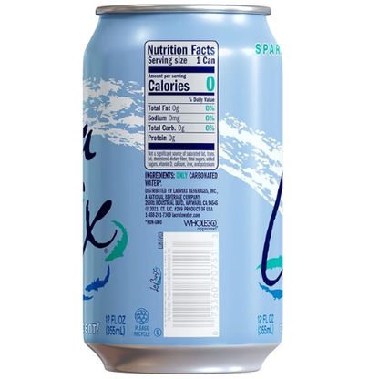 LaCroix Sparkling Water – Pure, 12oz × 12 Cans
