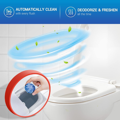 Vacplus Automatic Toilet Bowl Cleaner Tablets , 12-Pack.