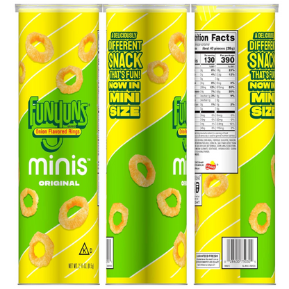 Funyuns Minis Original , 2.875 oz Canister