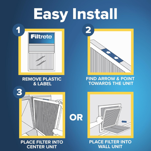 Filtrete MERV 5 Air Filter – 20x25x1, 6 Pack