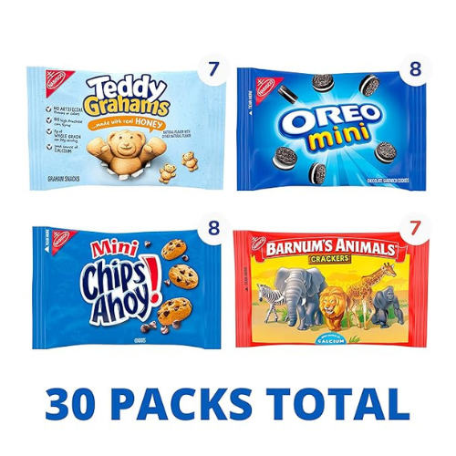 Nabisco Team Favorites Snack Pack – 30 Ct Variety