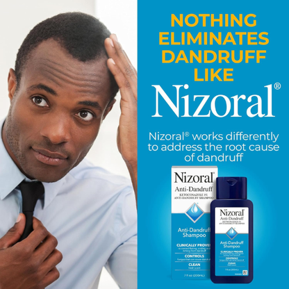 Nizoral Anti-Dandruff Shampoo – 1% Ketoconazole | Fresh Scent | 7 fl oz