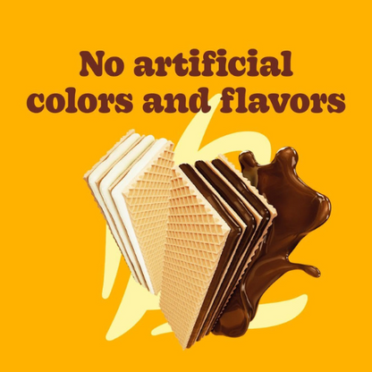 Bauducco Chocolate & Vanilla Wafer Cookies , Single Serve , 3 Layer Cream , 28.2oz (20 Pack)