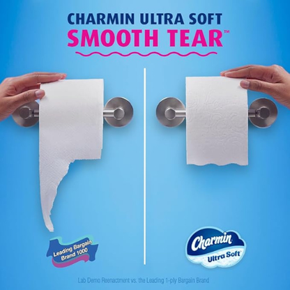 Charmin Ultra Soft Toilet Paper – 6 Mega Rolls (Equals 24 Regular Rolls)