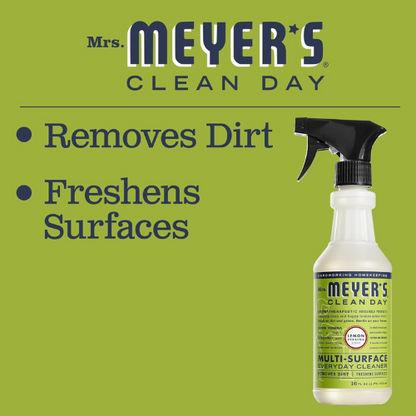 Mrs. Meyer’s Clean Day All Purpose Cleaner Spray Lemon Verbena Scent , Cruelty Free Formula , 16 fl oz , Pack of 3