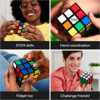 Rubik's Cube , Original 3x3 Color Matching Puzzle & Brain Teaser.