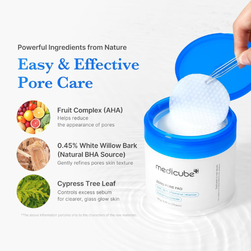 Medicube Zero Pore Pads 2.0 – 70 Dual-Textured Toner Pads | Korean Skincare