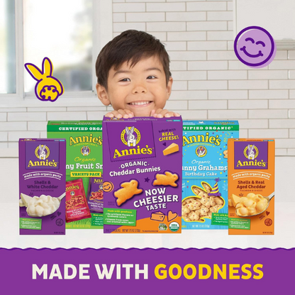 Annie's Organic Cheddar Cheesy Smiles 4 oz