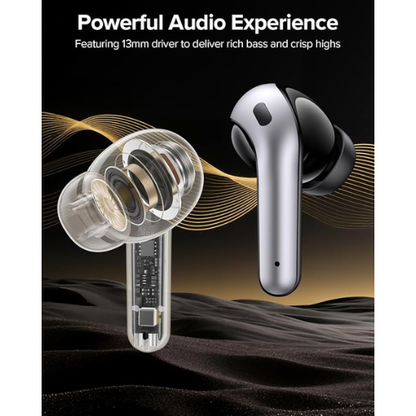 TAGRY Wireless Earbuds – 60H Playback, LED Display, IPX5