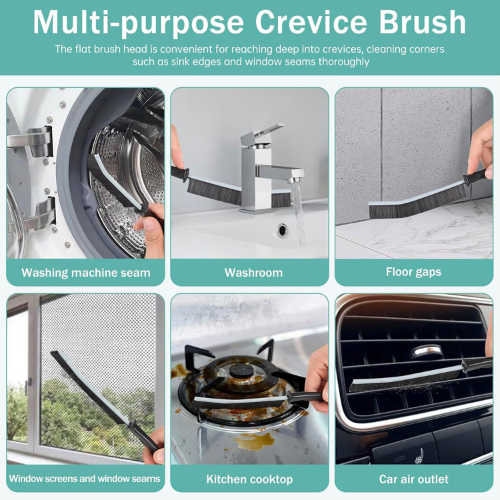 Crevice Cleaning Brush Set , 3 Pack.