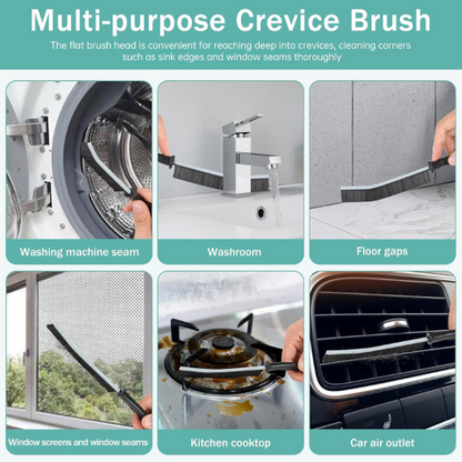 Crevice Cleaning Brush Set , 3 Pack.