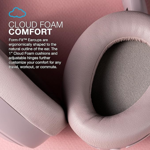 JLab JBuds Lux ANC Headphones – Mauve, Hybrid Noise Cancelling