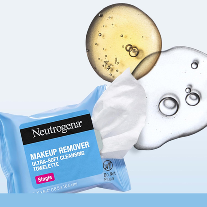 Neutrogena Makeup Remover Wipes Singles – 20 Count