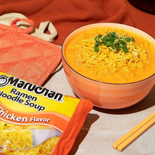Maruchan Ramen Chicken – 24-Pack Instant Noodles (3 oz Each)