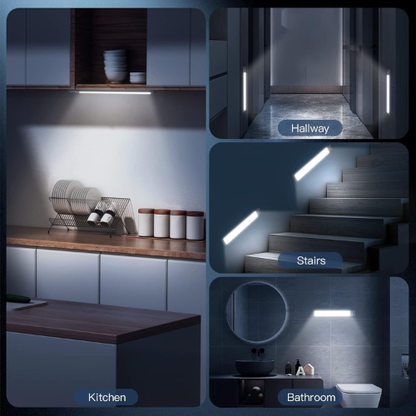 10" Under Cabinet Lights – 2 Pack Rechargeable Motion Sensor