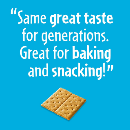 HONEY MAID Graham Crackers, Lunch Snacks, Party Size, 28.8 oz
