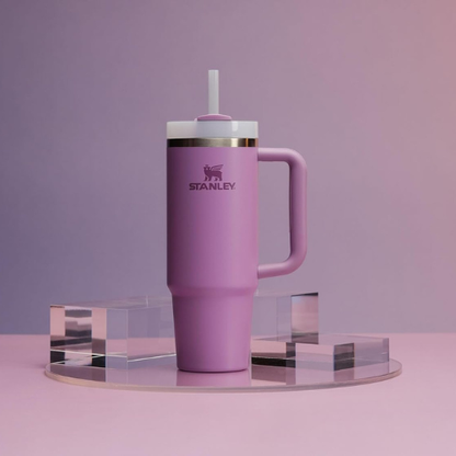 STANLEY Quencher H2.0 Tumbler – 30 oz Lilac | Handle & Straw | Insulated Stainless Steel