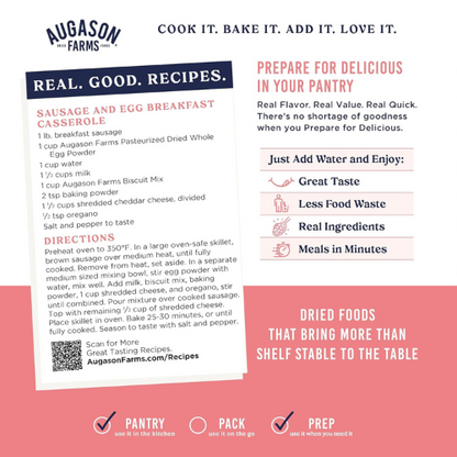 Augason Farms Biscuit Mix Can 29 Servings