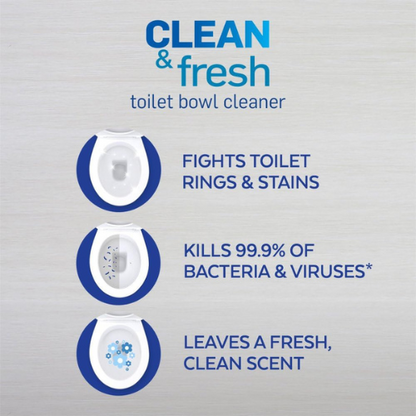 Lysol Toilet Bowl Cleaner Gel – Disinfects , Removes Stains