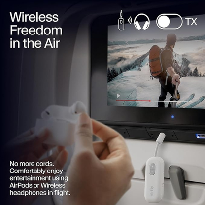 Twelve South AirFly SE – Bluetooth Audio Adapter, 20H Battery