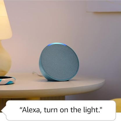 Echo Pop Smart Speaker – Alexa+ (Charcoal, Compact)