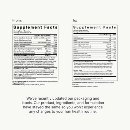 Nutrafol Women's Balance – Hair Growth Supplement for Ages 45+, 1-Month Refill Pouch