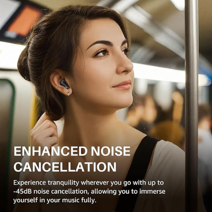 TOZO NC3 Wireless Earbuds – Hybrid ANC, 55H Playtime, IPX8
