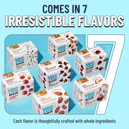 The YES Bar Strawberry Coconut Vegan , Paleo & Gluten (6 Pack)