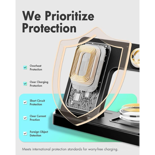 3-in-1 Wireless Charging Station – iPhone, Apple Watch & AirPods