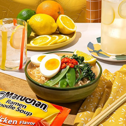 Maruchan Ramen Chicken – 24-Pack Instant Noodles (3 oz Each)