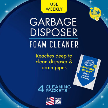 Glisten Garbage Disposer Cleaner , Foaming Freshness for Your Sink.
