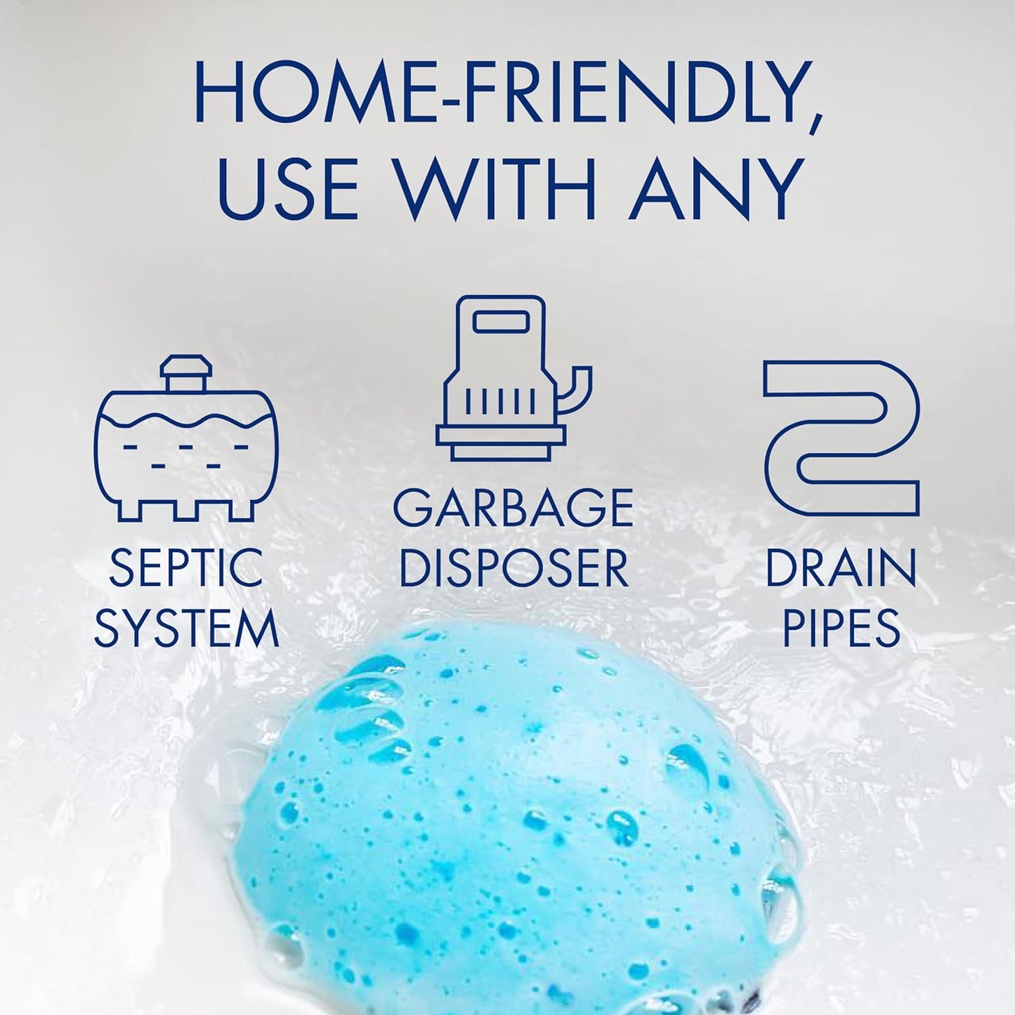 Glisten Garbage Disposer Cleaner , Foaming Freshness for Your Sink.
