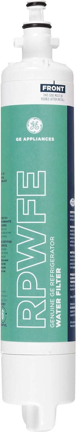 GE RPWFE Refrigerator Water Filter – Genuine, 1 Pack