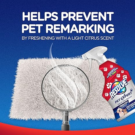 Resolve Pet Expert Stain & Odor Remover – 22oz Carpet & Upholstery Cleaner