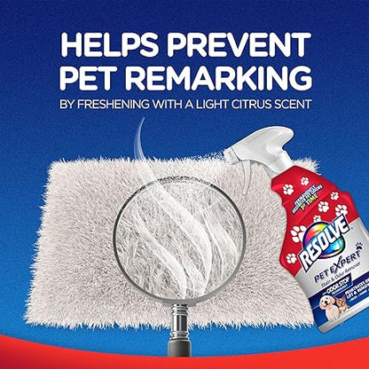Resolve Pet Expert Stain & Odor Remover – 22oz Carpet & Upholstery Cleaner