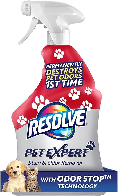 Resolve Pet Expert Stain & Odor Remover – 22oz Carpet & Upholstery Cleaner