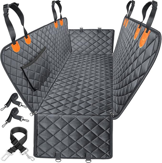 URPOWER Dog Car Seat Cover – Waterproof Hammock for Back Seats